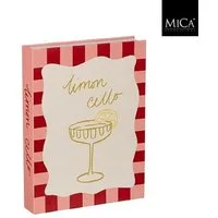 edelman Dekoobjekt MICA Dekorationsbuch "Limoncello", Rosa, 1201197 (1 St)