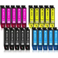 Druckerparadies 20er Pack Druckerpatronen 603 603XL kompatibel mit Epson XP-4100 Tintenpatrone (20-tlg)