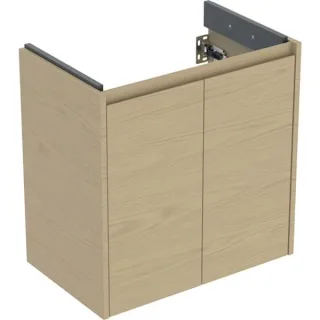 Geberit Renova Compact Unterschrank für Waschtisch, mit zwei Türen: 59.1x60.6x36.4cm, 504085PS1 504085PS1