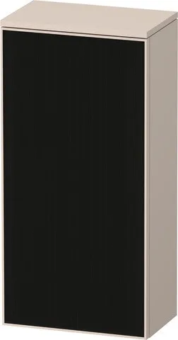 Duravit Zencha Halbhochschrank Schwarz Linienstruktur & Taupe n/a & Supermatt 400x240x819 mm - ZE135 ZE1350L63830000