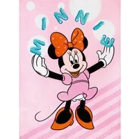 Kinderdecke Minnie Mouse Decke Pink 130x170 cm Kuscheldecke Fleecedecke Mini Maus, BERONAGE, passend zur Bettwäsche, ideal für Sofa, Couch, Kinder-Bett, Auto