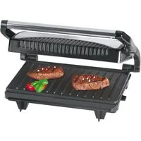 CLATRONIC Kontaktgrill MG 3519, Kontaktgrill, beidseitiges Grillen, 700W