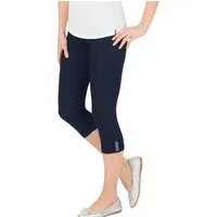Trigema Leggings TRIGEMA Leggings 7/8 mit Kristallsteinen (1-tlg)