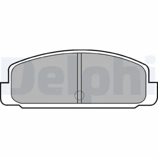 Delphi Bremsbel?ge hinten Mazda 323 6 626 Premacy Rx-7
