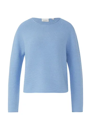 comma - Strickpullover blau - Gr. - 42