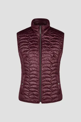 Barbara Lebek - Steppweste burgundy - Gr. - 38