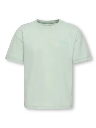 KIDS ONLY - KOGHELEN LIFE S/S LOOSE TEE JRS NOOS Aqua Foam - Gr. - 164
