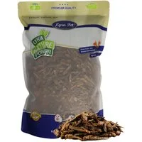 Lyra Pet 1 kg Lyra Pet® Heuschrecken getrocknet Vogelfutter, für: Reptilien, Nager, Haus- und Nutztier, Wildvogel, Fisch