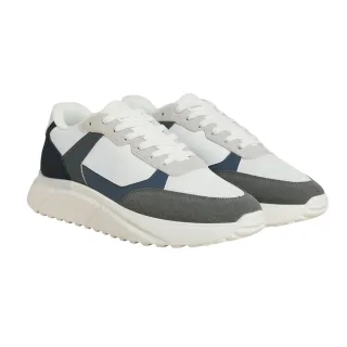 Jack And Jones - Herren Sneaker "Aspire Runner" (Burgfelsen Weiß/Marineblau/Marineblau)