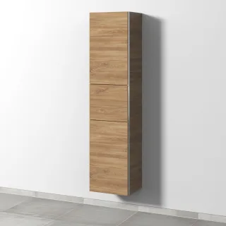 Sanipa 3way Hochschrank mit 2 Türen und 1 Auszug, Eiche-Kansas BR10459