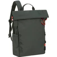 LÄSSIG Wickelrucksack Green Label, Outdoor Rolltop Backpack, dark olive
