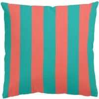 Bilderdepot24 Dekokissen draußen Kissenhülle/ Garten/ Outdoorkissen türkis Muster Pop Art, Bezug mit / ohne Füllung Zierkissen Outdoor Sofa Bett