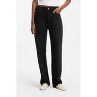 HUGO Straight-Jeans Elyah Straight Fit Jeans mit hoher Leibhöhe, Tall Länge 36