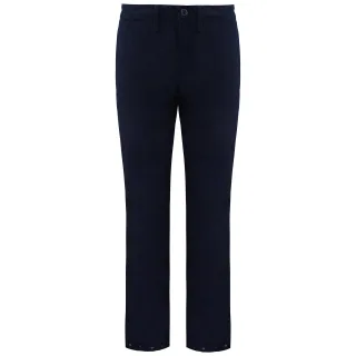 Vans von der Wand Marine Blue Plain Herren Chino Hosen Vokqony