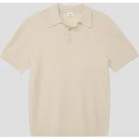 s.Oliver Kurzarmshirt Strickpullover Leichtes Strickpolo aus Baumwollmix