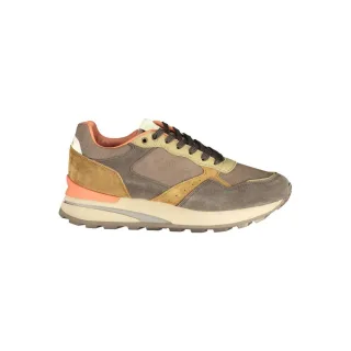Usaka Sneaker Grau-Orange Wildleder