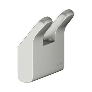 Keuco Handtuchhaken Coll. Moll 12713, doppelt, Edelstahl-finish, 12713060000 12713060000