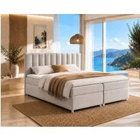Best for Home Boxspringbett Trinity K-10 mit zwei Bettkasten Premium mit Komfort Topper – modern (Doppelbett mit Stauraum, Federkernmatratze, gepolstertes Kopfteil, Doppelbett versch. Größen, 140x200 160x200 180x200 200x200 cm), Handwerksqualität, TO