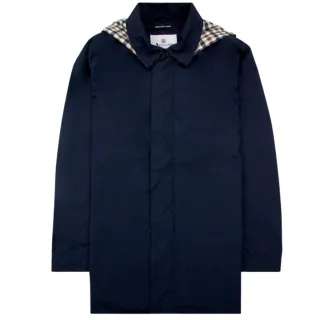 Aquascutum Active Packable Trench Jacket Navy Blue