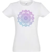 Urban Backwoods Print-Shirt Mandala XI Damen T-Shirt Sports Yoga Lehrer Teacher Yantra Hinduism (1-tlg) Buddhism Buddhismus Hinduismus Hindu