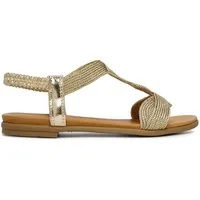 Jenny Jenny Damen-Sandalen Gold Sandale
