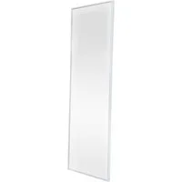 en.casa Ganzkörperspiegel, »Lesina« Türspiegel mit Hängehaken Aluminium 120x37cm Weiß