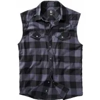 Brandit Langarmhemd Check Shirt Sleeveless