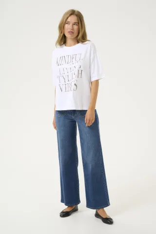 T-shirt Baggy fit Optical White