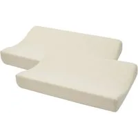 Meyco Baby Wickelauflagenbezug Soft sand (2-tlg), 50x70cm - 2-pack