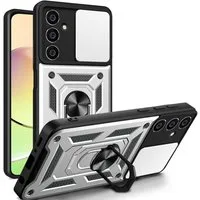 betterfon Handyhülle Panzerhülle für Samsung Galaxy A05s mit Kameraschutz & Ringhalter, Outdoorhülle mit Smartstand und Silikonkern