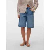 Vero Moda Jeansshorts VMRAILA MR DENIM JORTS NOOS Baumwolle, loose fit