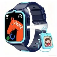 blackview 4G-Uhr mit Anruffunktion,Wasserdicht, SOS,LBS+WiFi+GPS-Tracker Kinder Smartwatch (4,7 cm/1,75 Zoll, IOS/Android), Taschenlampe, 4G LTE, Schulmodus, Telefonanruf, Sprachchat, IP67