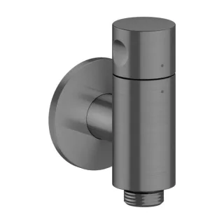 hansgrohe AXOR One Wandanschluss Stop 48781340 mit Absperrventil, brushed black chrome
