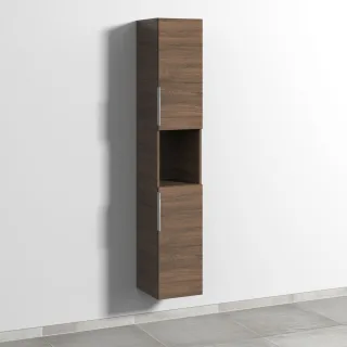 Sanipa 3way Hochschrank mit 2 Türen und 1 offenem Fach, Eiche-Arizona UM11380