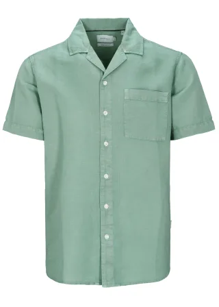 BASEFIELD - He.-Freizeithemd 1/2 Arm pale sage - Gr. - S