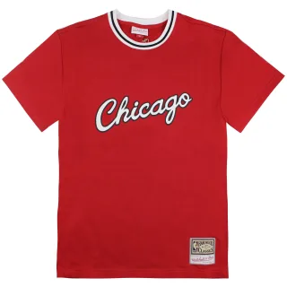 Mitchell & Ness Chicago Bulls Französisch Terry Mens T-Shirt