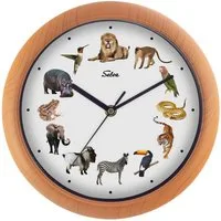 Selva Technik Wanduhr SELVA Hunde-Uhr - EXKLUSIV