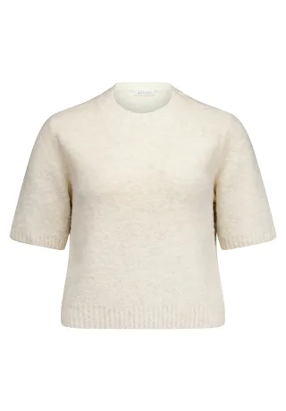Betty & Co - Strickpullover Bright Cream Melange - Gr. - 38