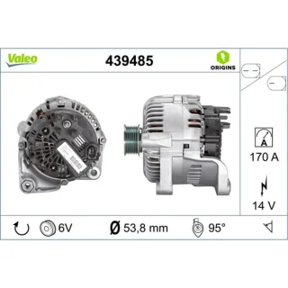 Valeo Lichtmaschine 170A BMW 5er 6er 7er