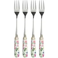 EasyLife Tafelgabel Mon Amour, Spülmaschinengeeignet, Mehrfarbig, Herzen & Blumen, H: cm