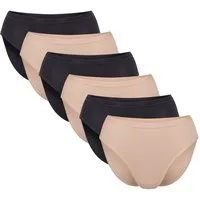sloggi Slip GO Daily Cotton Tai Slip (Sparpack, 6er Pack) Baumwoll-Stretch, Jersey, weich