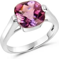 Vivance Fingerring 925/- Sterling Silber rhodiniert Amethyst