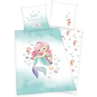 Herding Young Collection Wendebettwäsche Little Mermaid, Renforcé, 2 teilig, mit liebevollem Motiv