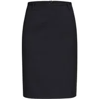 GREIFF Bleistiftrock Greiff Corporate BASIC Damen Stiftrock Regular-Fit Schwarz