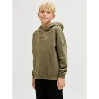 Jack & Jones Junior Kapuzensweatshirt JCOPOINT SWEAT BADGE HOOD JNR