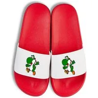 Youth Designz Yoshi Unisex Badelatschen Flip Flops Badeschuh mit lustigen Fun-Print für Damen und Herren
