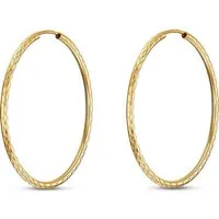 FAVS Paar Creolen FAVS Damen-Creolen Flexible Creole 375er Gelbgold (Paar)