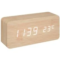 Atmosphera Créateur d'intérieur Uhr Wecker GAMIEL, Thermometer, Alarm, 15 x 4 x 7 cm