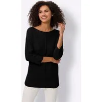 heine Strickpullover Oversized Pullover 3/4-Arm Feinstrick