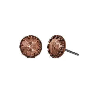 konplott - Ohrstecker - Lost and Found braun